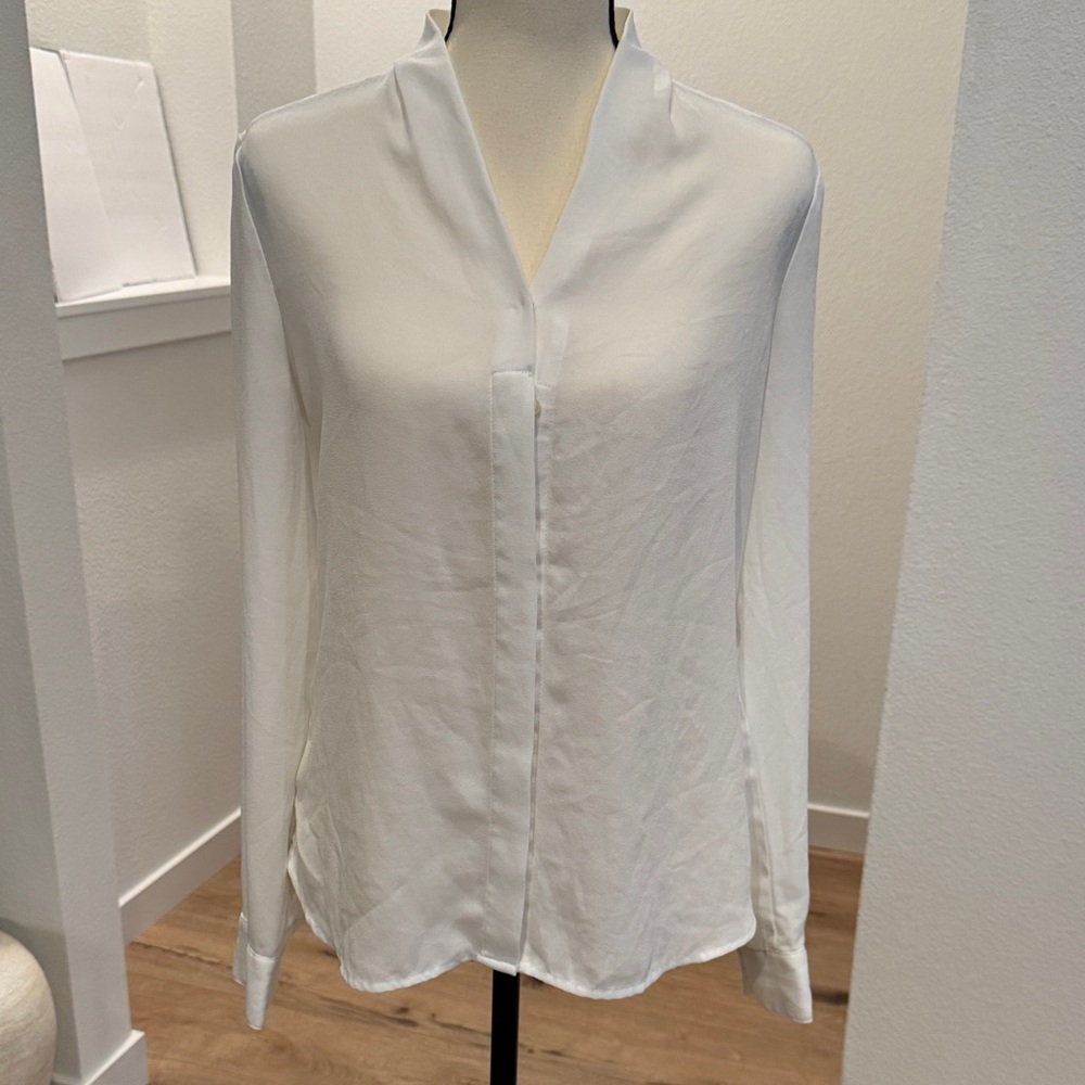 Halogen Classic White Blouse